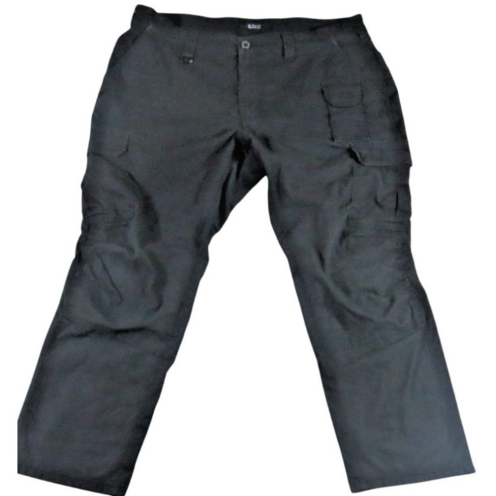5.11 Tactical Stryke Cargo Pants Black‎ Flex-Tac Combat Work Trousers 40x30 Men